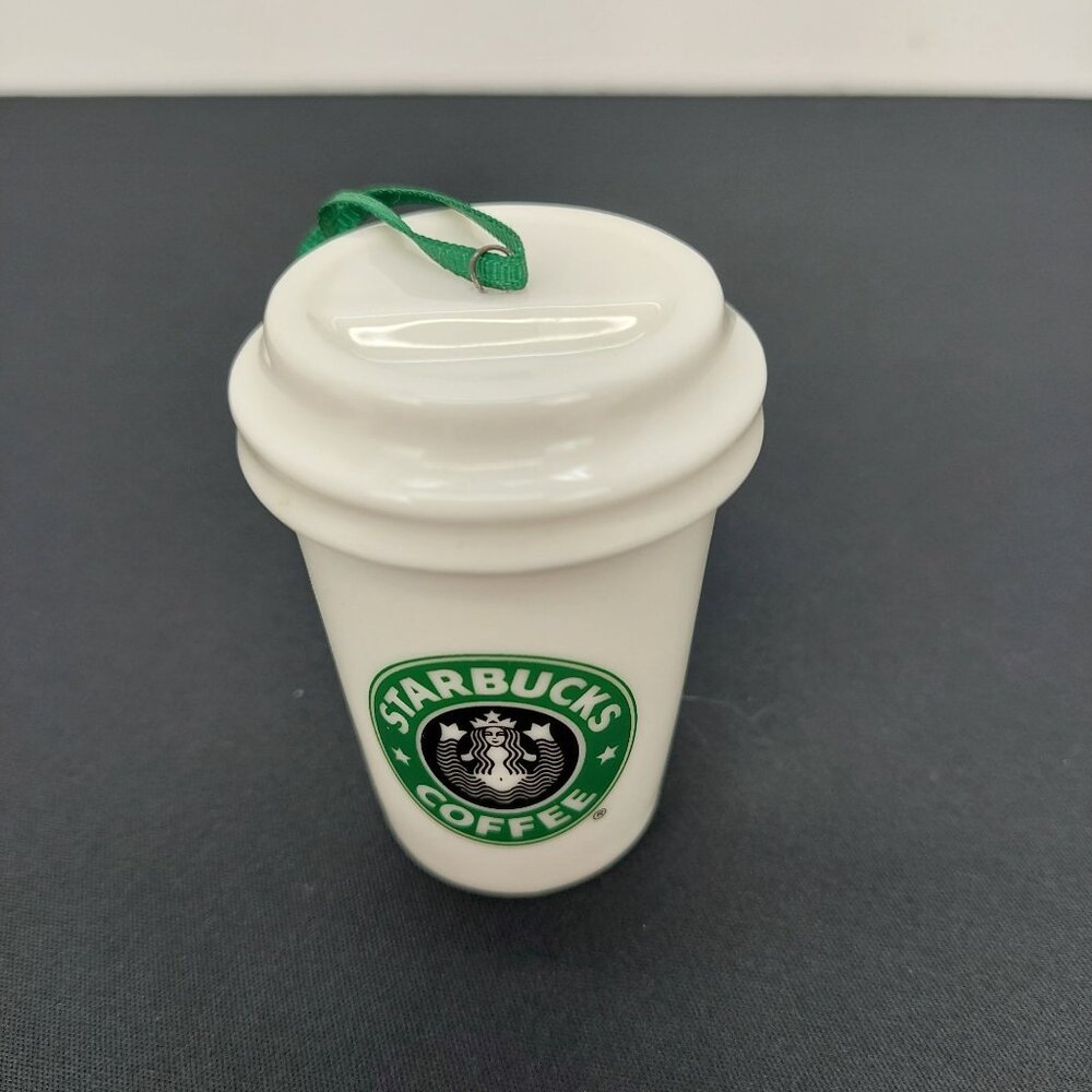 Starbucks‎ Coffee Cup Ornament Holiday 2016 Christmas Collectible White  Mug